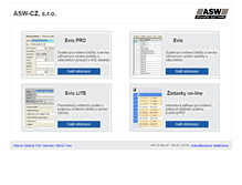 Tablet Screenshot of evispro.cz